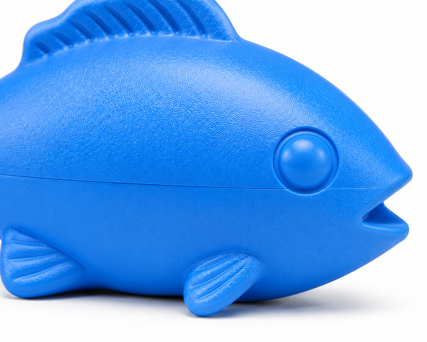 Durable Fish-Shaped Dog Chew & Fetch Toy – Interactive Rubber Toy for Small, Medium & Large Dogs | Blue - Image 3