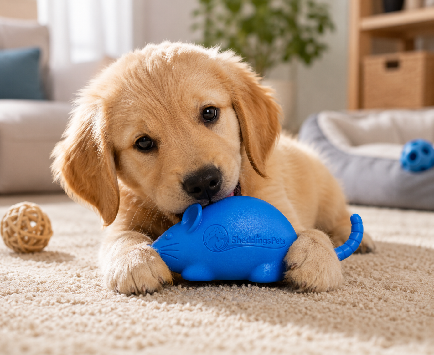 Interactive Mouse Shaped Dog Treat Dispensing Toy