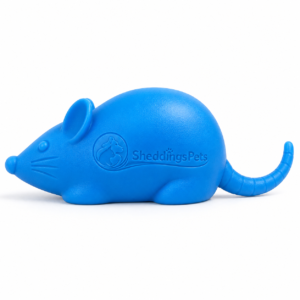 Interactive Mouse-Shaped Dog Treat Dispensing Toy – Durable Slow Feeder Enrichment Puzzle for Small & Medium Dogs | Blue